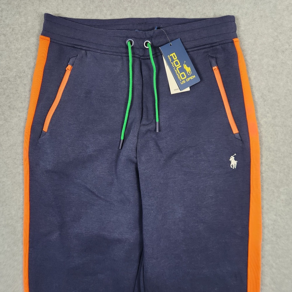 Polo Ralph Lauren Sweatpants Medium BlueUS Open Ball Crew Jogger Tennis NEW